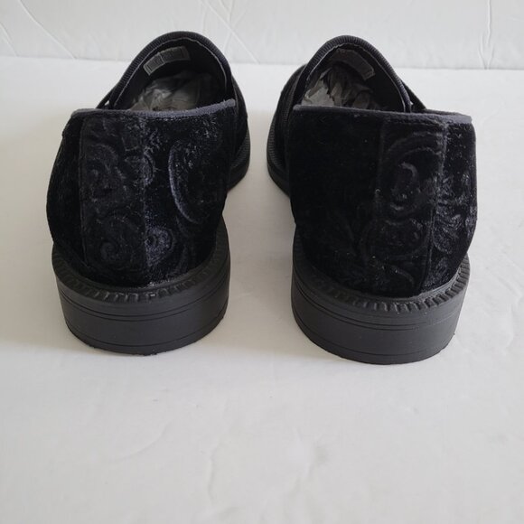 Bruno Marc Dress Shoes Velvet Loafers Mens Size 6.5 Slip On Black - Picture 8 of 15